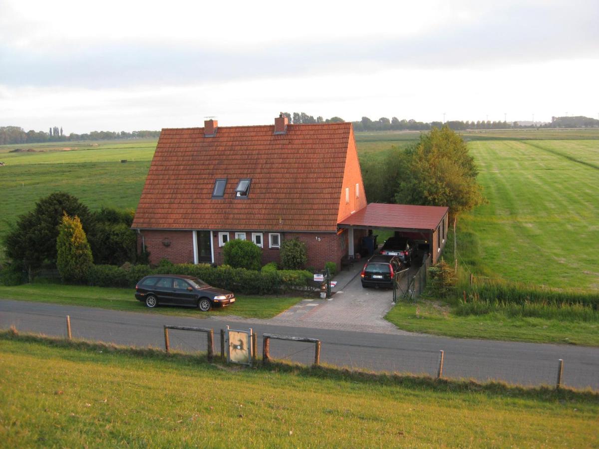 Ferienhaus Deichstern Villa Butjadingen Buitenkant foto